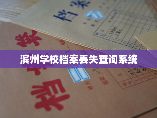 滨州学校档案丢失查询系统
