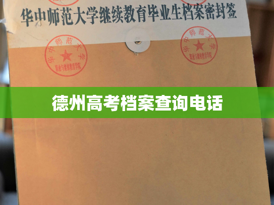 德州高考档案查询电话
