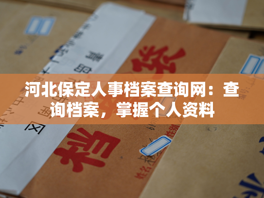 河北保定人事档案查询网：查询档案，掌握个人资料