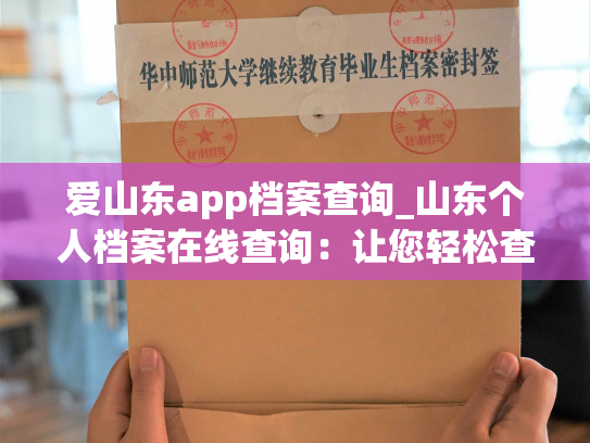 爱山东app档案查询_山东个人档案在线查询：让您轻松查阅个人档案信息！