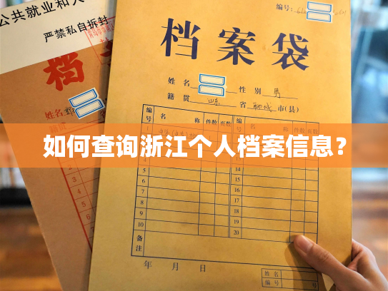 如何查询浙江个人档案信息？
