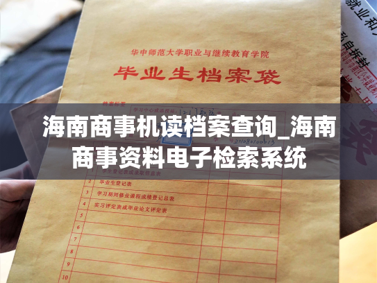 海南商事机读档案查询_海南商事资料电子检索系统