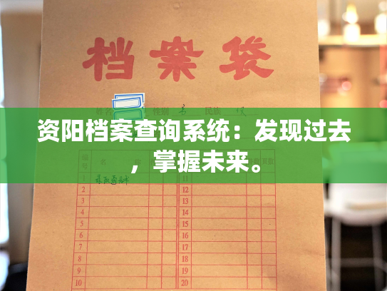 资阳档案查询系统：发现过去，掌握未来。