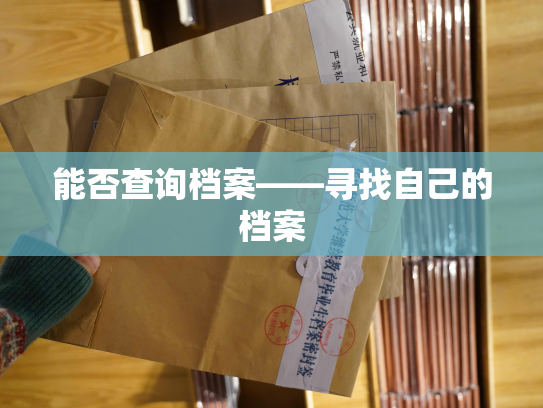 能否查询档案——寻找自己的档案