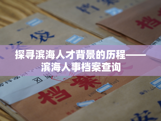 探寻滨海人才背景的历程——滨海人事档案查询
