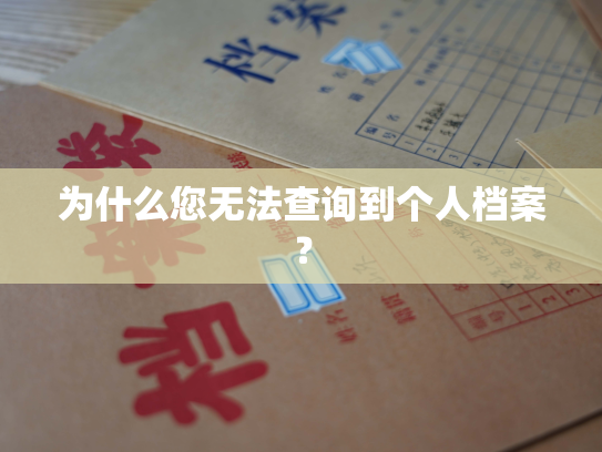 为什么您无法查询到个人档案？