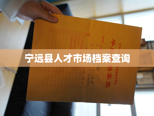 宁远县人才市场档案查询
