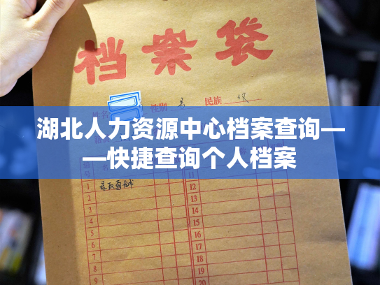 湖北人力资源中心档案查询——快捷查询个人档案