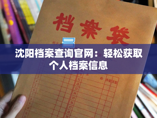 沈阳档案查询官网：轻松获取个人档案信息