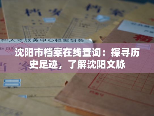 沈阳市档案在线查询：探寻历史足迹，了解沈阳文脉