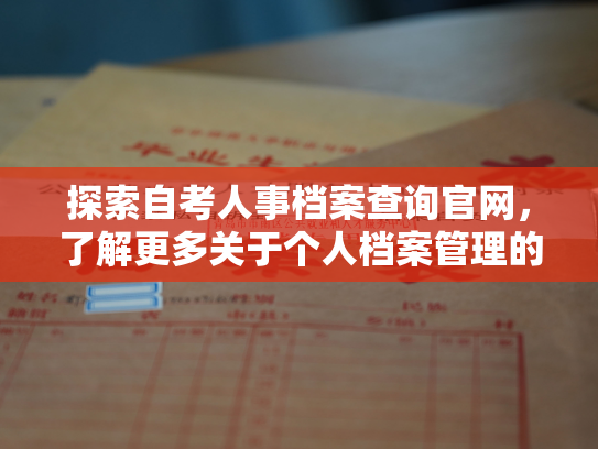 探索自考人事档案查询官网，了解更多关于个人档案管理的精彩内容