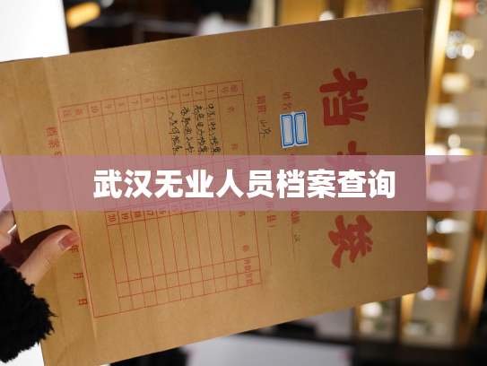 武汉无业人员档案查询