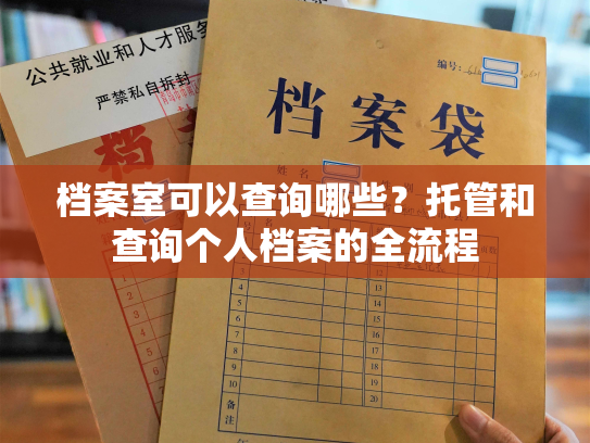 档案室可以查询哪些？托管和查询个人档案的全流程