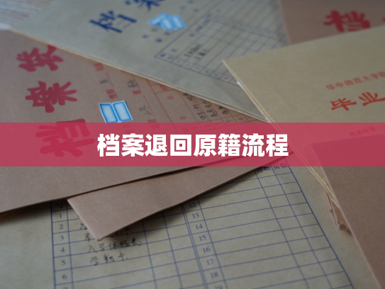 档案退回原籍流程