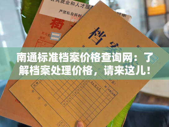 南通标准档案价格查询网：了解档案处理价格，请来这儿！