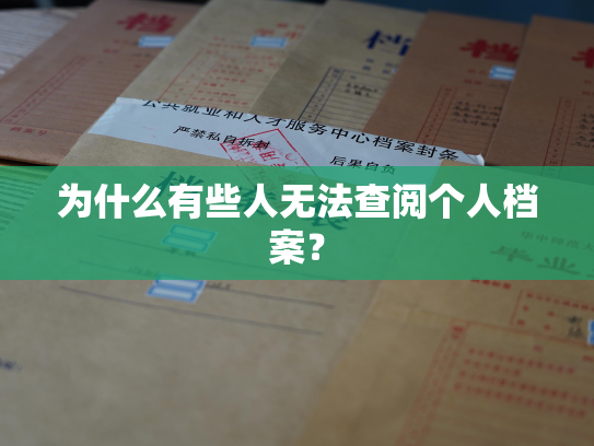 为什么有些人无法查阅个人档案？