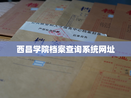 西昌学院档案查询系统网址