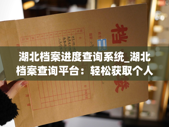 湖北档案进度查询系统_湖北档案查询平台：轻松获取个人档案进度