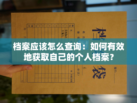 档案应该怎么查询：如何有效地获取自己的个人档案？