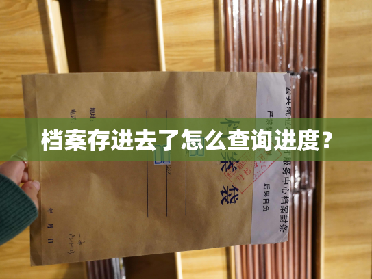 档案存进去了怎么查询进度？