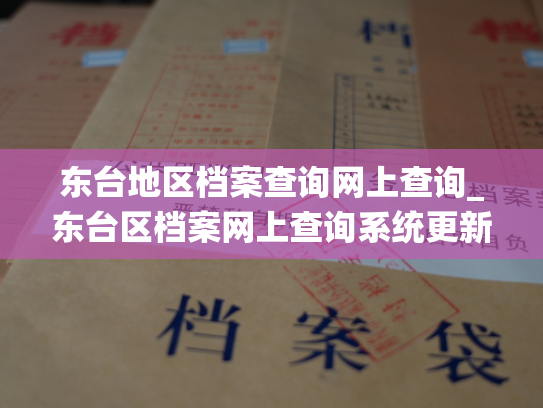 东台地区档案查询网上查询_东台区档案网上查询系统更新优化，更快更方便地查询个人档案信息。