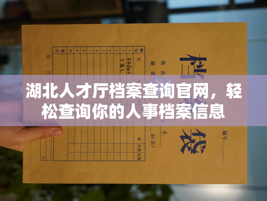 湖北人才厅档案查询官网，轻松查询你的人事档案信息
