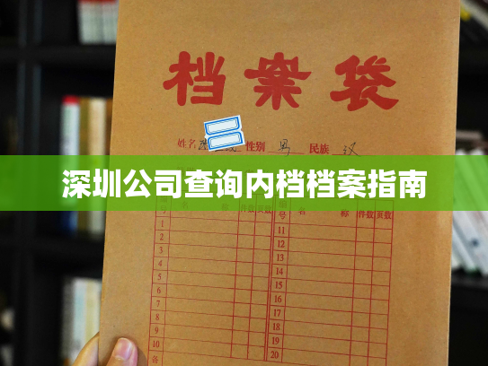 深圳公司查询内档档案指南