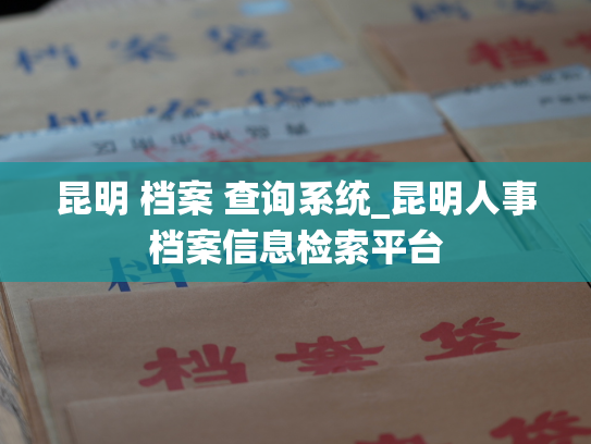 昆明 档案 查询系统_昆明人事档案信息检索平台