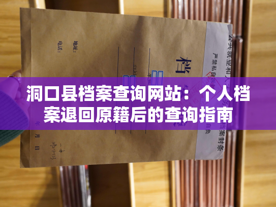 洞口县档案查询网站：个人档案退回原籍后的查询指南