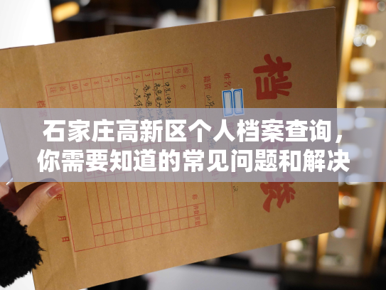 石家庄高新区个人档案查询，你需要知道的常见问题和解决方法