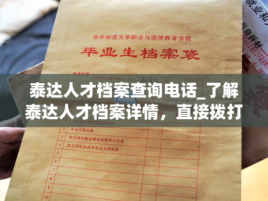 泰达人才档案查询电话_了解泰达人才档案详情，直接拨打查询热线即可。