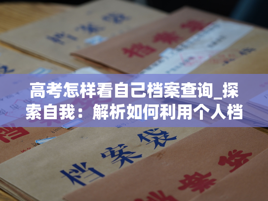 高考怎样看自己档案查询_探索自我：解析如何利用个人档案查询认识自己