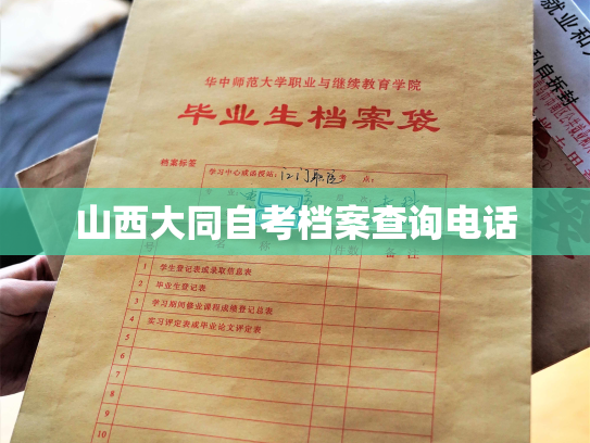 山西大同自考档案查询电话