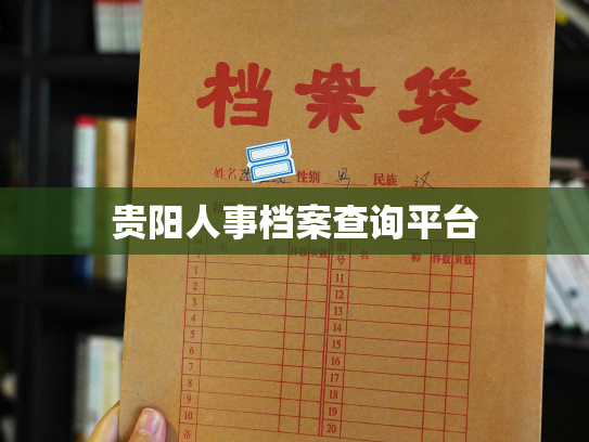 贵阳人事档案查询平台