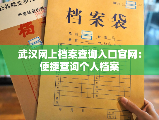 武汉网上档案查询入口官网：便捷查询个人档案