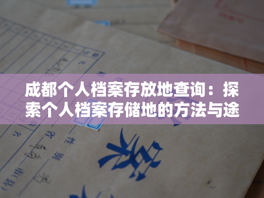 成都个人档案存放地查询：探索个人档案存储地的方法与途径