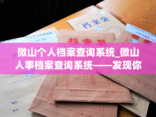 微山个人档案查询系统_微山人事档案查询系统——发现你的价值！