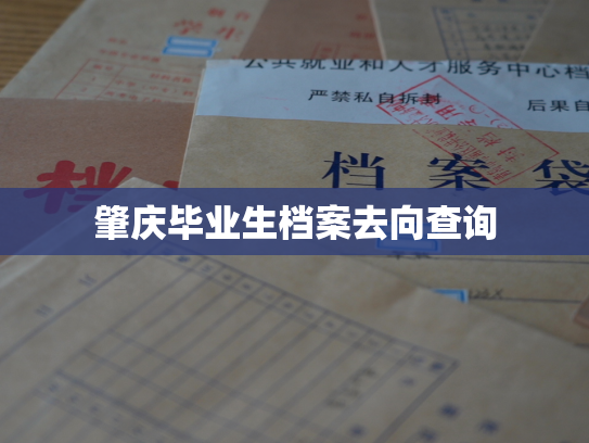 肇庆毕业生档案去向查询