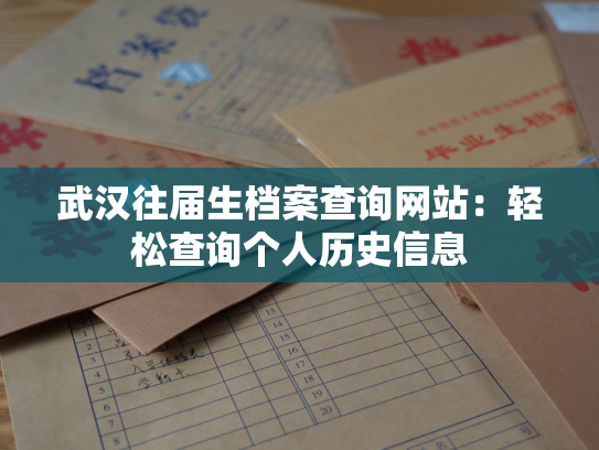 武汉往届生档案查询网站：轻松查询个人历史信息