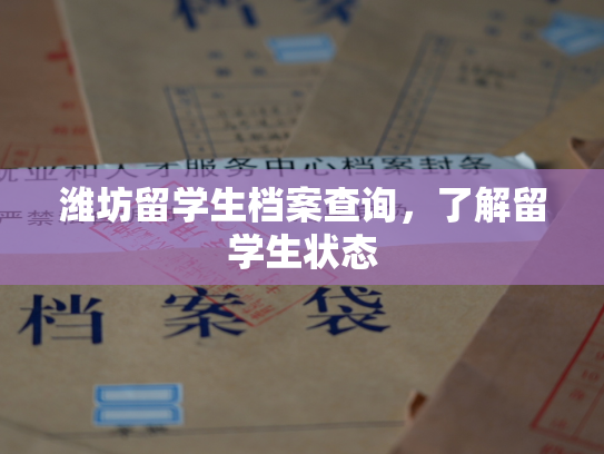 潍坊留学生档案查询，了解留学生状态