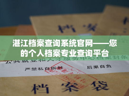 湛江档案查询系统官网——您的个人档案专业查询平台
