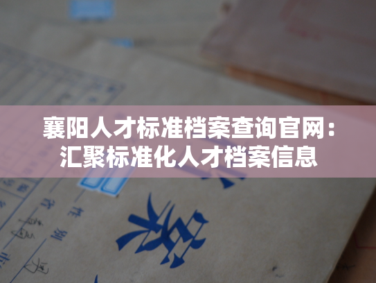 襄阳人才标准档案查询官网：汇聚标准化人才档案信息