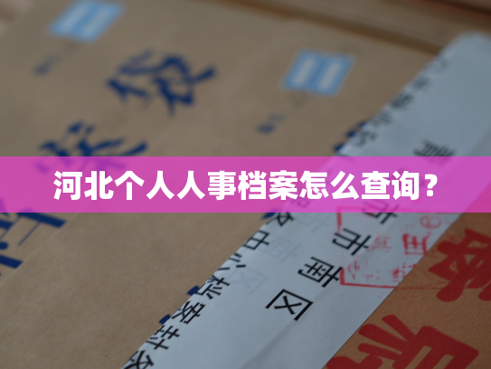 河北个人人事档案怎么查询？