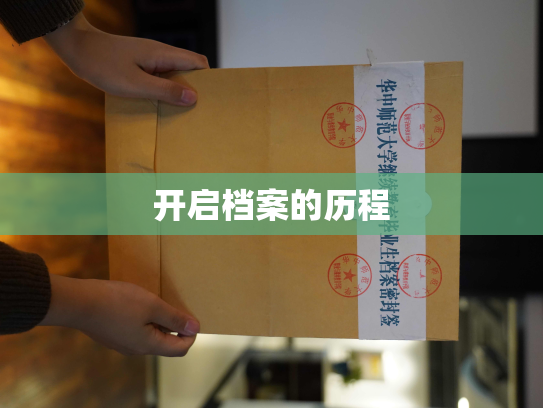开启档案的历程