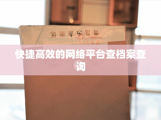 快捷高效的网络平台查档案查询