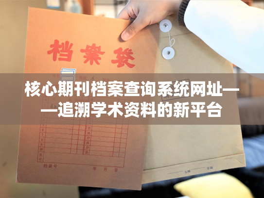 核心期刊档案查询系统网址——追溯学术资料的新平台