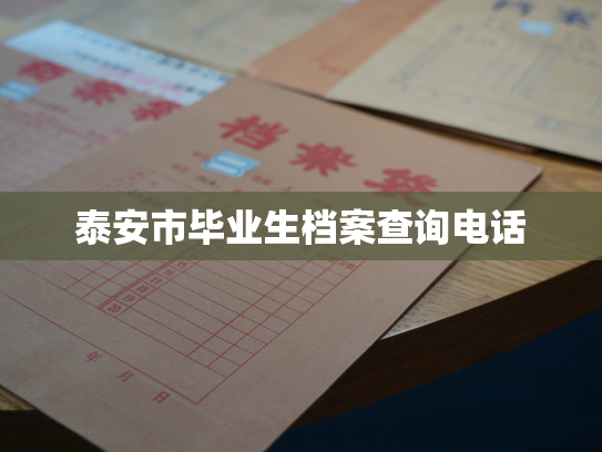 泰安市毕业生档案查询电话