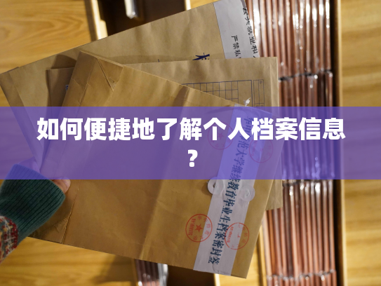 如何便捷地了解个人档案信息？