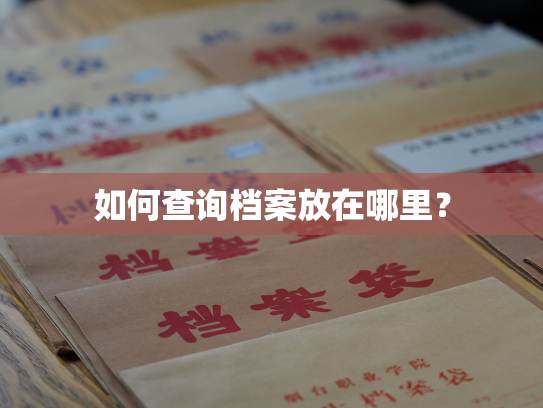 如何查询档案放在哪里？