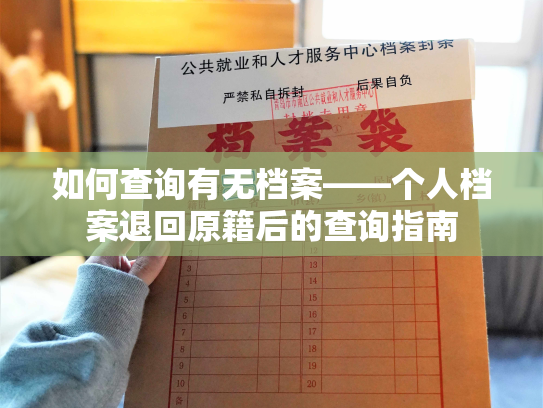 如何查询有无档案——个人档案退回原籍后的查询指南